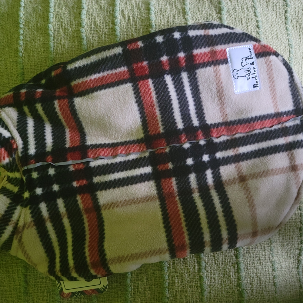 Barkley & Finn Plaid Dog Jacket (Small)